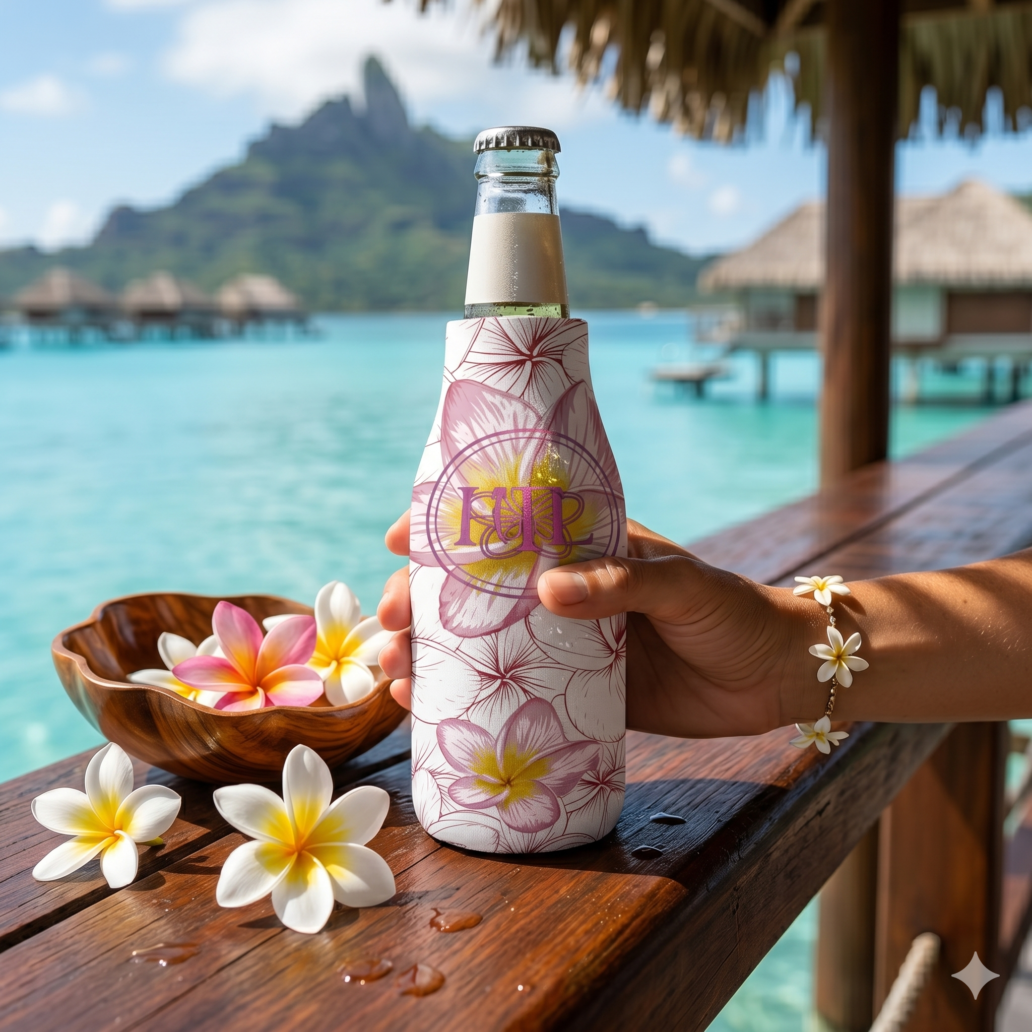 Couvre-Bouteille Tipanie – Fraîcheur Tropicale