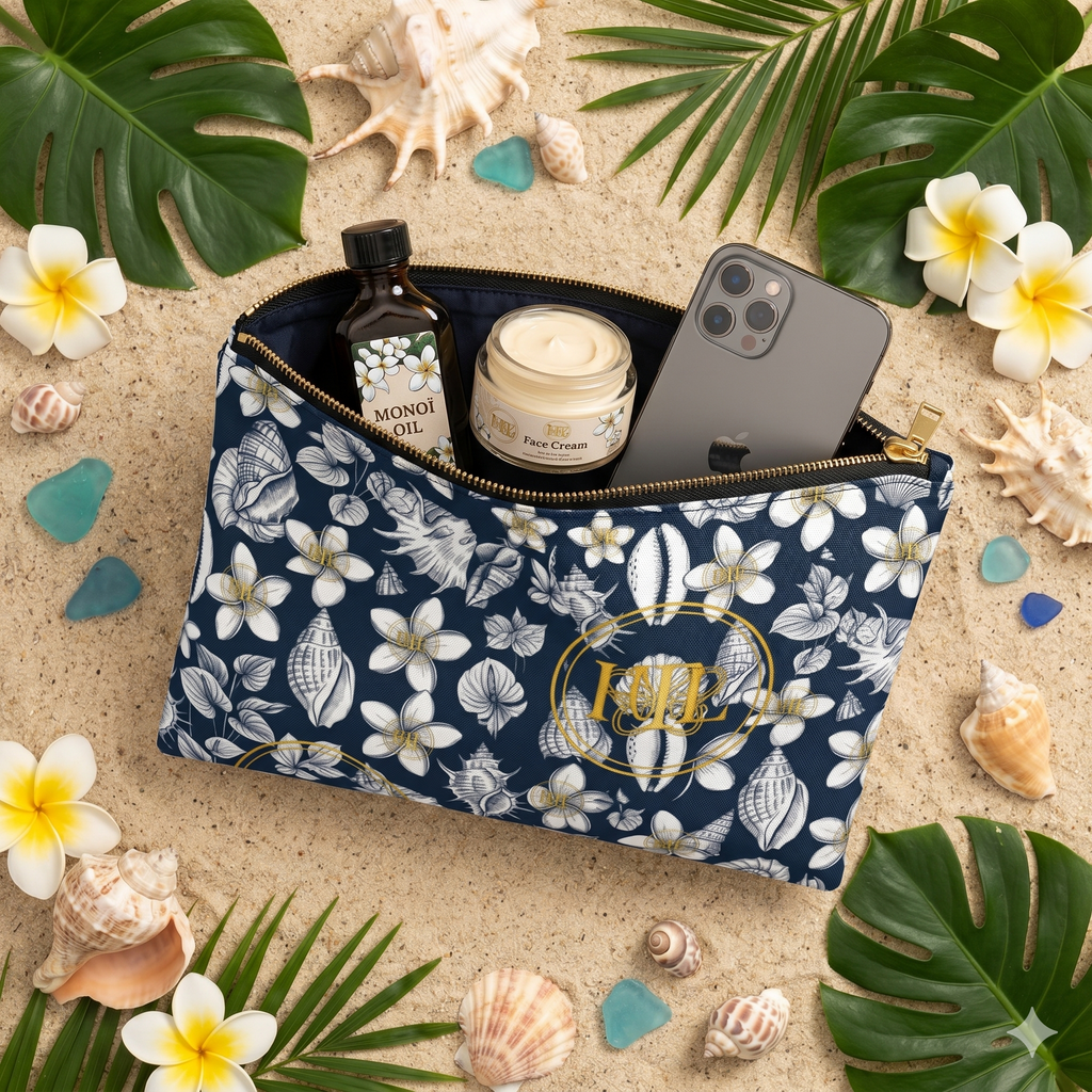 Pochette LaniHele – Éclat du Lagon (Édition Coquillages)